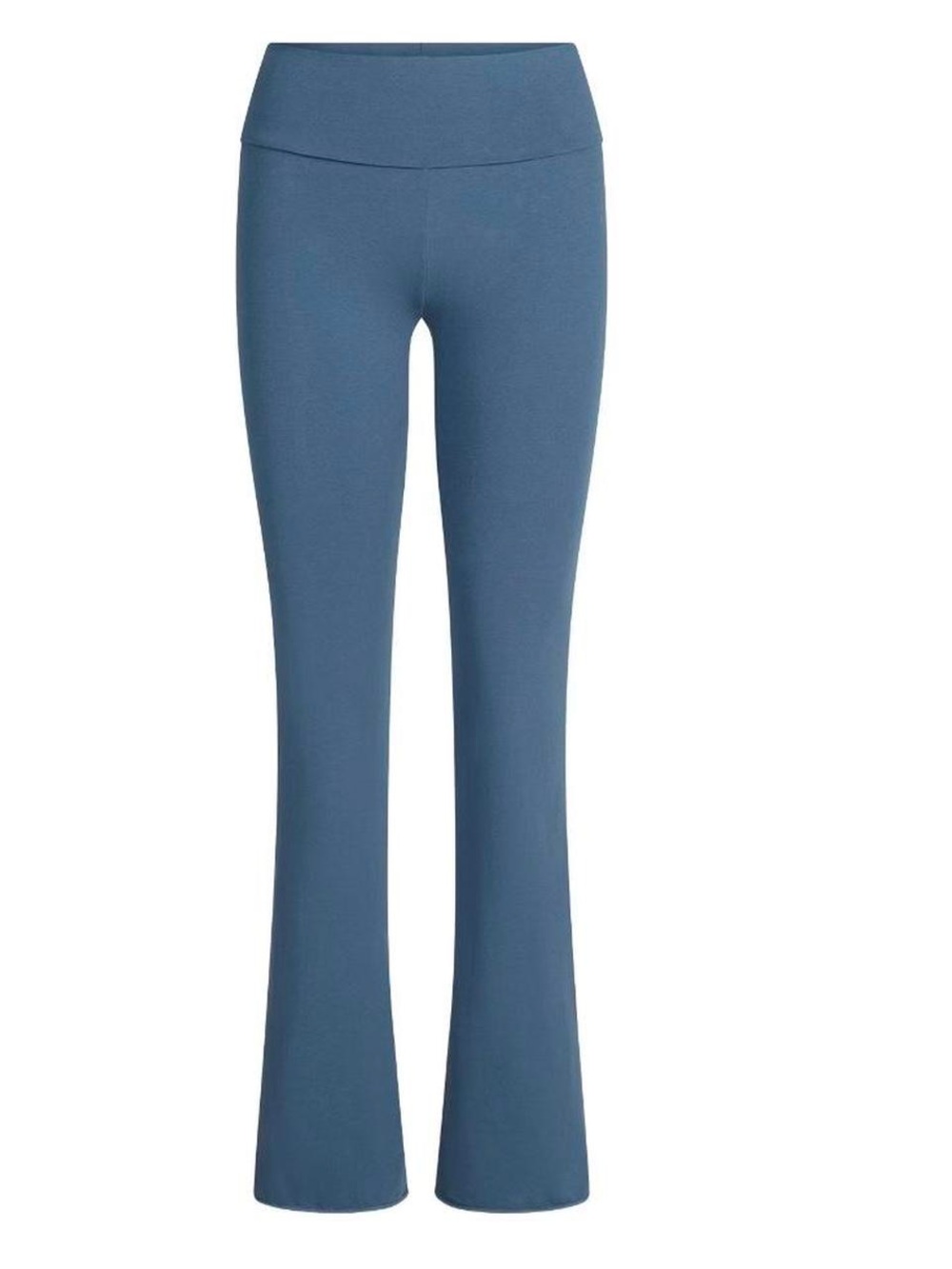 SKIMS COTTON JERSEY FOLDOVER PANTS IN HARBOR XXS - Picture 2 of 4